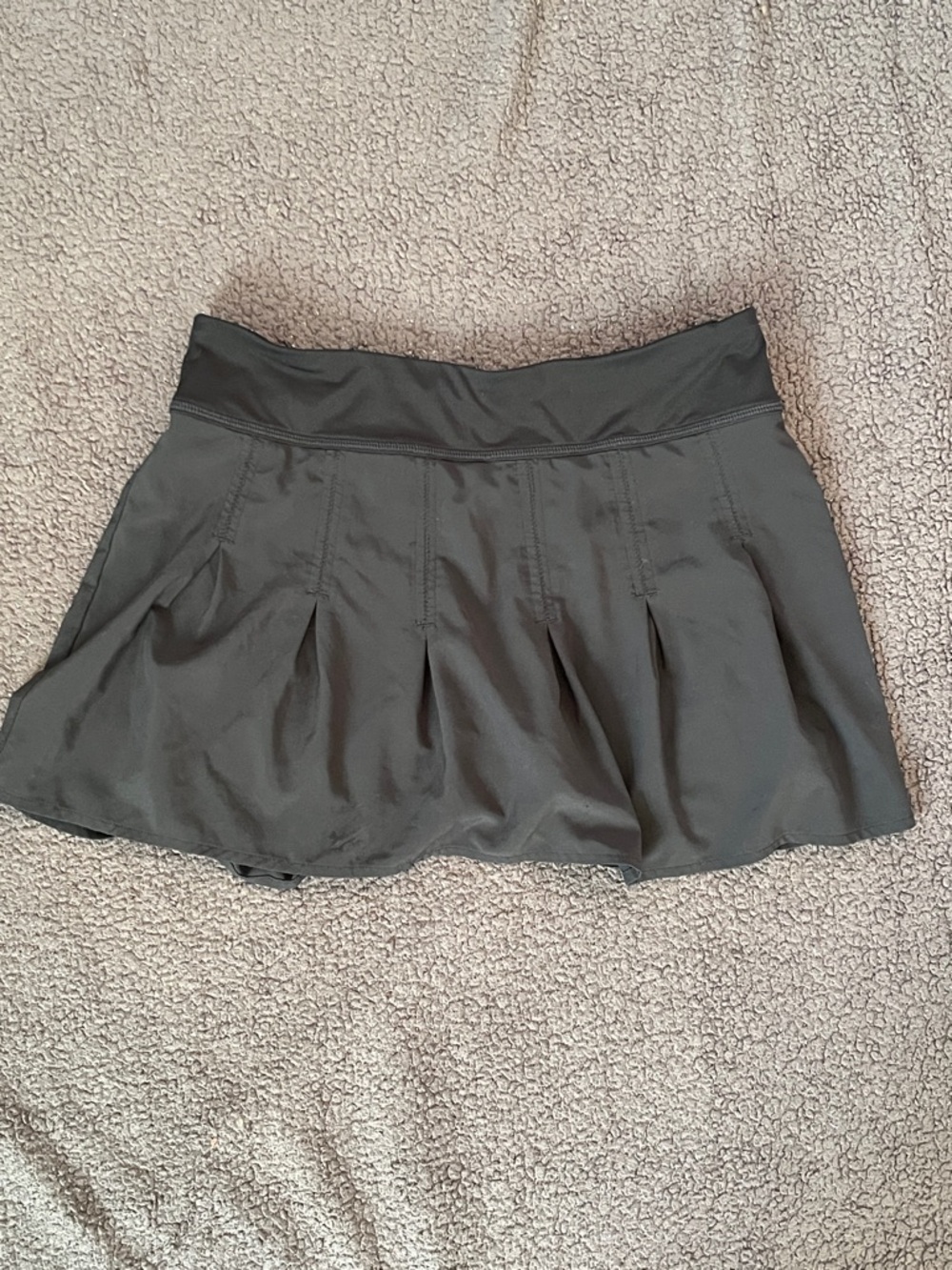 Athleta Black Workout Tennis Skort Pleated with Inner Mesh Liner